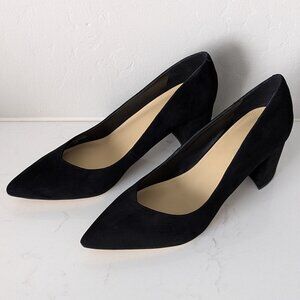 Marc Fisher Caitlin Pump, Women's Size 9.5, Black Suede, NWB